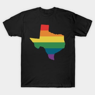 Texas State Rainbow T-Shirt